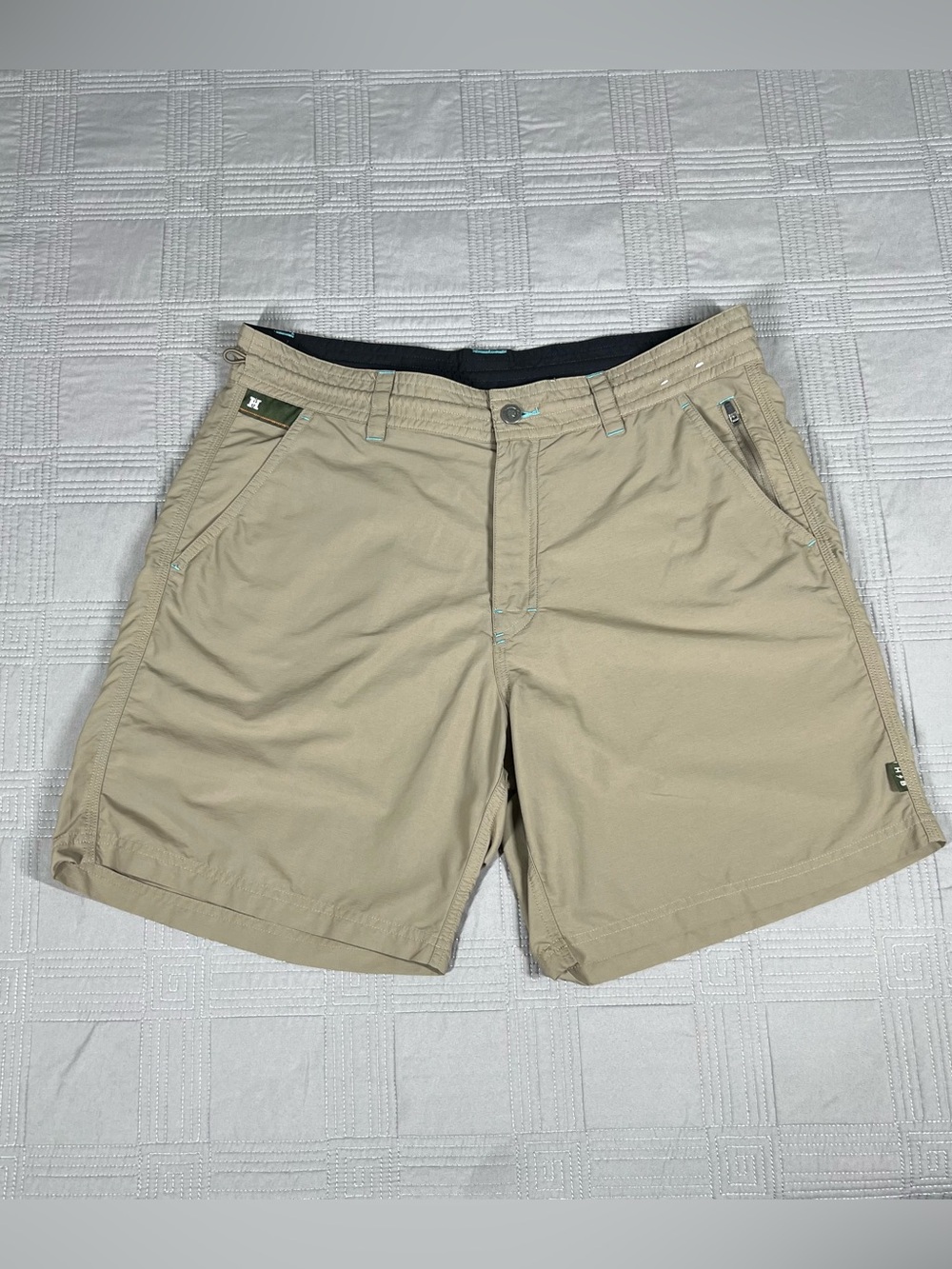 Howler Bros Shorts Ripstop Mens Size 34 Nylon Hiking Outdoor Climbing Zip Pocket